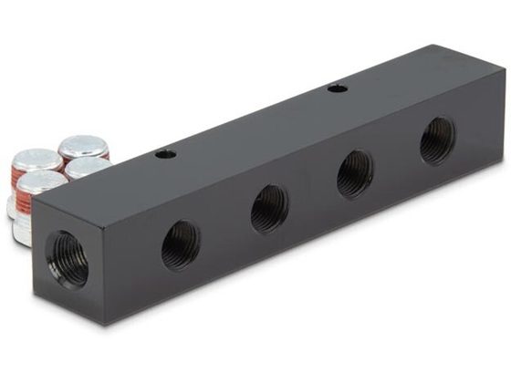 Enerpac A64 hydraulic manifold, 7 ports